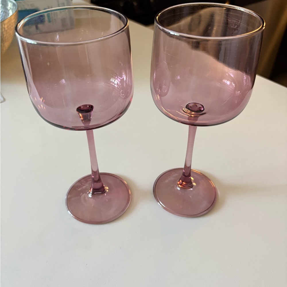 Our Place Purple Wine Glasses